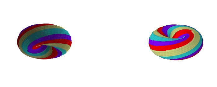 A 12-gon torus with 8 face twists.